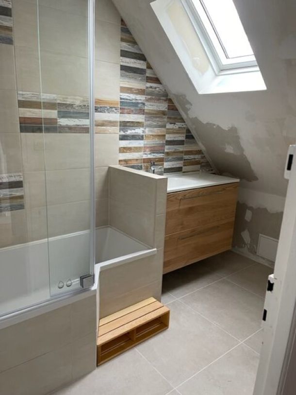 Rénovation complète d’une salle de bain à Caen
