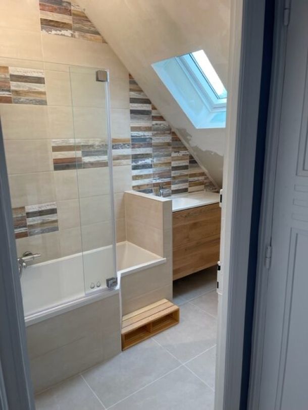 Rénovation complète d’une salle de bain à Caen