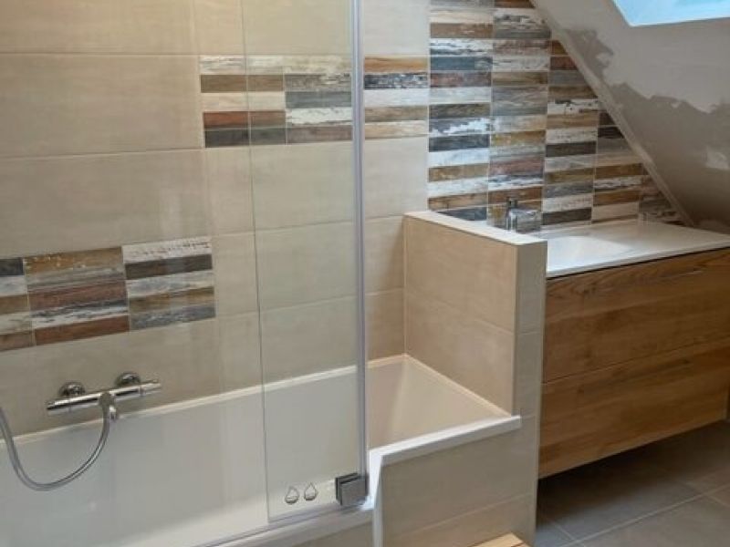 Rénovation complète d’une salle de bain à Caen